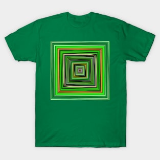 Crazy Green Stripes T-Shirt